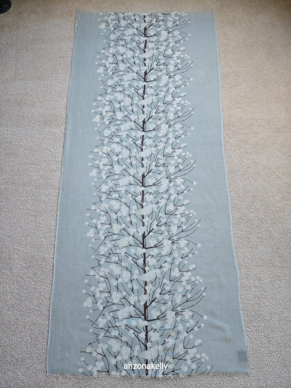 NWOT Marimekko Scarf Wool Lumimarja Wool Classic/Vintage Finland Design - Picture 3 of 13